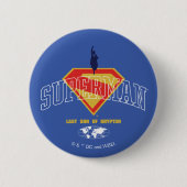 Letzter Sohn des Krypton Emblems Button (Vorderseite)