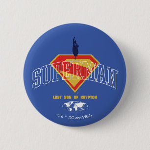 Letzter Sohn des Krypton Emblems Button