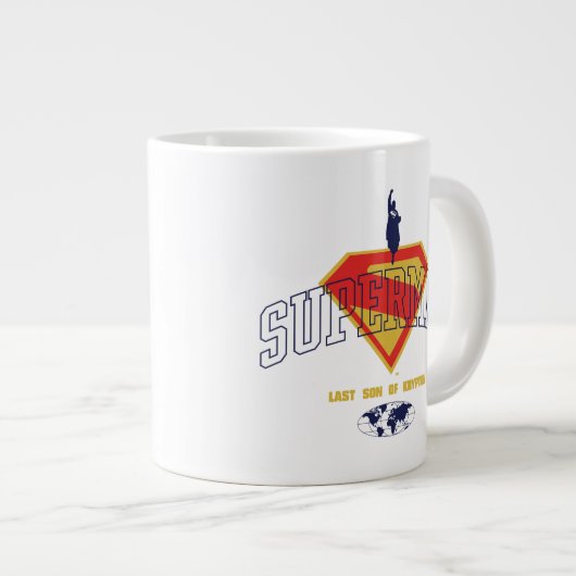 Letzter Sohn des Krypton Emblems Jumbo-Tasse (Vorderseite Rechts)