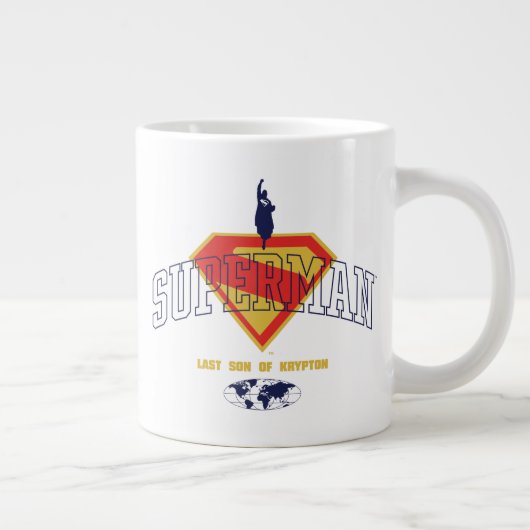 Letzter Sohn des Krypton Emblems Jumbo-Tasse (Rechts)