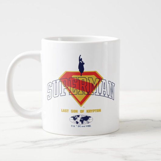 Letzter Sohn des Krypton Emblems Jumbo-Tasse (Links)