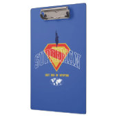 Letzter Sohn des Krypton Emblems Klemmbrett (Links)