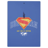 Letzter Sohn des Krypton Emblems Klemmbrett (Rückseite)