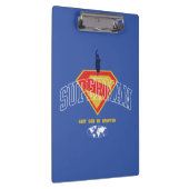 Letzter Sohn des Krypton Emblems Klemmbrett (Rechts)