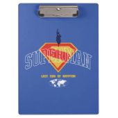 Letzter Sohn des Krypton Emblems Klemmbrett (Vorderseite)