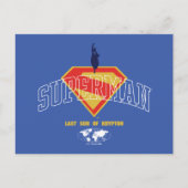 Letzter Sohn des Krypton Emblems Postkarte (Vorderseite)