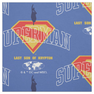 Letzter Sohn des Krypton Emblems Stoff