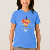 Letzter Sohn des Krypton Emblems Tri-Blend Shirt (Vorderseite)