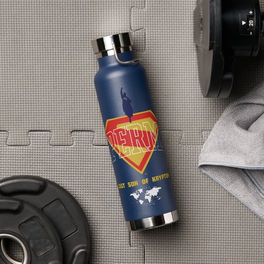 Letzter Sohn des Krypton Emblems Trinkflasche (Fitnessstudio)