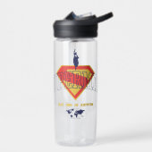 Letzter Sohn des Krypton Emblems Trinkflasche (Links)