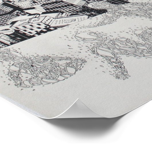 Letzter Sonnenaufgang Poster (Ecke)