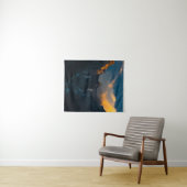 Letzter Sonnenschein auf majestätischen Bergen Wandteppich (Beispiel (Horizontal))