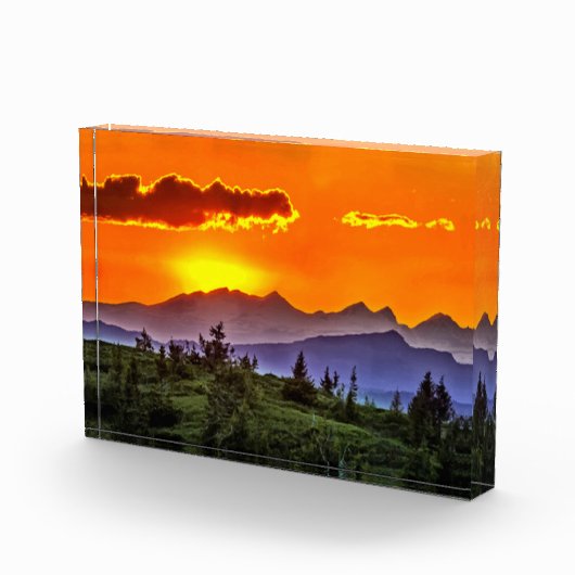 Letzter Sonnenuntergang Fotoblock (Rechts)