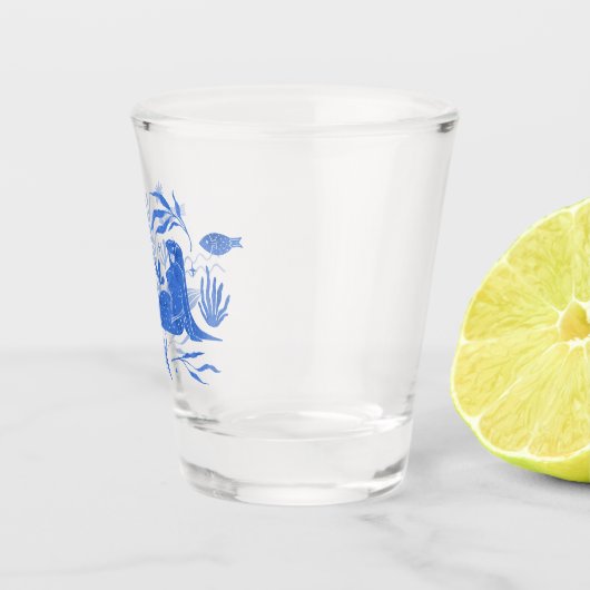 Letzter Splash in Tulum Shot Glass Schnapsglas (Rechts)