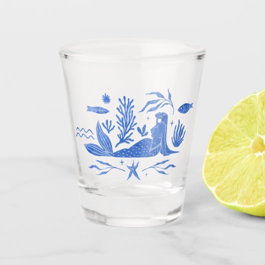 Letzter Splash in Tulum Shot Glass Schnapsglas (Vorderseite)