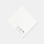 Letzter Splash-Junggeselinnen-Abschied versorgt Na Serviette (Ecke)