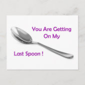 Letzter Spoon Postkarte (Vorderseite)