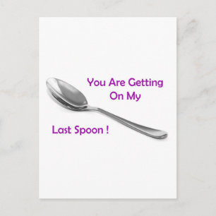 Letzter Spoon Postkarte