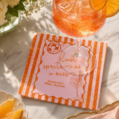 Letzter Spritz als Fräulein Bachelorette, Brautpar Serviette