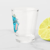 Letzter Spritzer Junggesellinnen-Wochenende Poolpa Schnapsglas (Rechts)