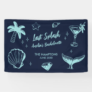 Letzter Spritzer Mermaid Beach Junggesellinnenabsc Banner