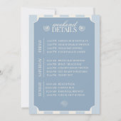 Letzter Sprung Junggesellinnen-Abschiedswochenende Einladung (Rückseite)