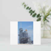 Letzter Start von Atlantis Postkarte (Stehend Vorderseite)