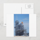 Letzter Start von Atlantis Postkarte (Vorne/Hinten)