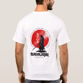 Letzter stehender Samurai-Krieger T-Shirt (Rückseite)