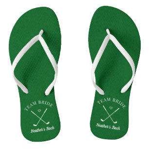 Letzter Swing Golf Junggesellinnenabschied Badesandalen