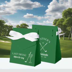 Letzter Swing Golf Junggesellinnenabschied Geschenkschachtel