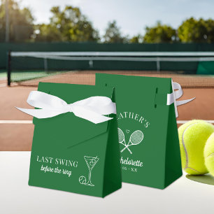 Letzter Swing Tennis Junggesellinnenabschied Geschenkschachtel