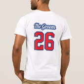 Letzter T - Shirt für den Baseball-Bachelor-Groom (Rückseite)