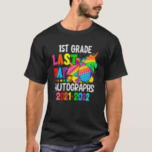 Letzter Tag Autographien für Kinder und Lehrer der T-Shirt