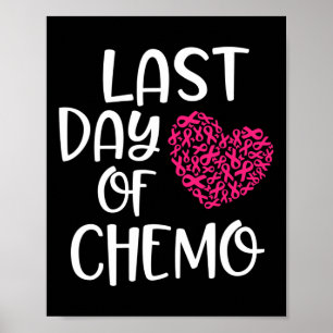 Letzter Tag Chemo Brustkrebs Überleben Chemother Poster