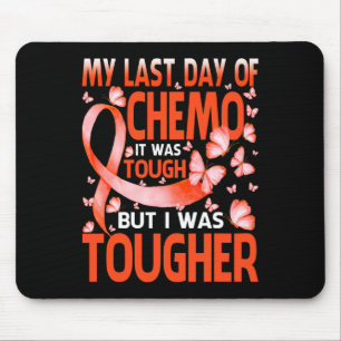 Letzter Tag Chemo Leukämie Bewusstsein Schmetterli Mousepad