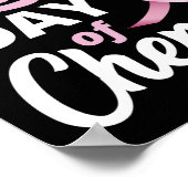 Letzter Tag Chemo Überleben Brustkrebs Bewusstsein Poster (Ecke)