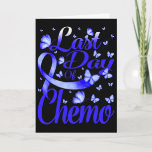 Letzter Tag der Chemotherapie Alopecia Awareness S Karte