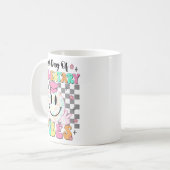Letzter Tag der elementaren Abschluss Mädchen sie Kaffeetasse (Vorderseite Links)
