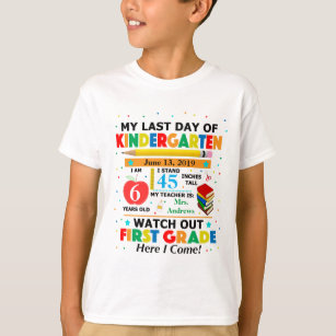 Letzter Tag der Kindergarten-Schule scherzt T - T-Shirt
