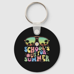 Letzter Tag der Schule Abschluss Groovy Schulen au Schlüsselanhänger