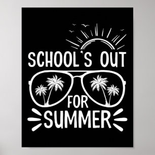Letzter Tag der Schule Geschenkschulen für das Som Poster