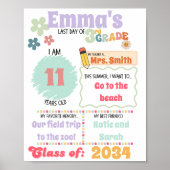 Letzter Tag der Schule Poster (Vorne)