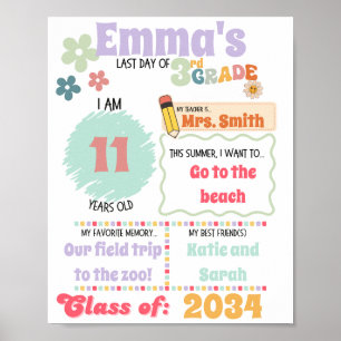 Letzter Tag der Schule Poster