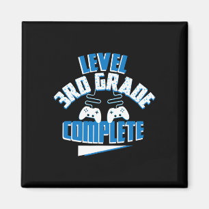Letzter Tag der Schule Stufe 3 abgeschlossen Gamer Magnet