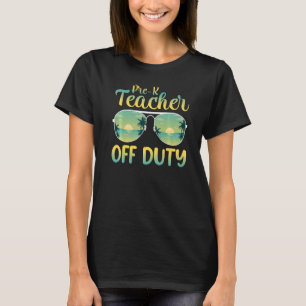 Letzter Tag der Schule Vorschullehrer des Dienstso T-Shirt