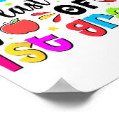 Letzter Tag des ersten Schulabschlusses Poster (Ecke)