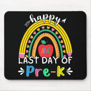 Letzter Tag des Vorschul-Regenbogenlehrers Stu Mousepad