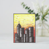 letzter Tag einer sterbenden Stadt Postkarten (Stehend Vorderseite)