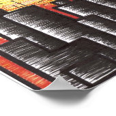 letzter Tag eines sterbenden Stadtplakats Poster (Ecke)